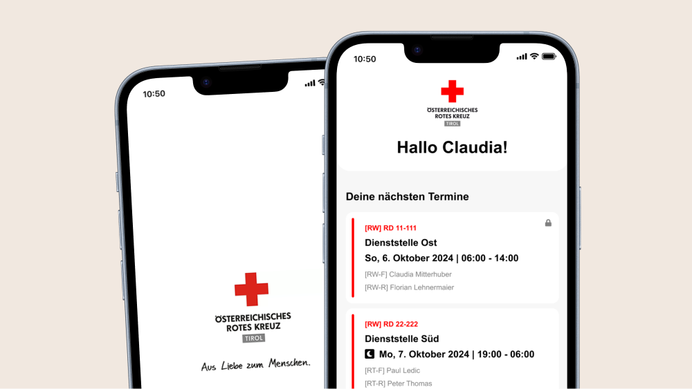 Red Cross Tyrol App Screenshots